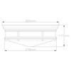 Quintiesse plafon łazienkowy Hadrian 2xE27 nikiel IP44 QN-HADRIAN-FS-AN-CLEAR