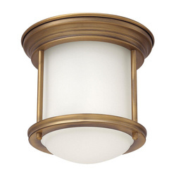 Quintiesse plafon łazienkowy Hadrian E27 brązowy IP44 QN-HADRIAN-MINI-F-BR-OPAL