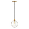 Quintiesse lampa wisząca Skye E27 mosiężna QN-SKYE-1P