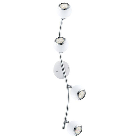 Eglo plafon LED (reflektorki) Bimeda 4x(3W 240lm 3000K) 12W 960lm biały/chrom 31004