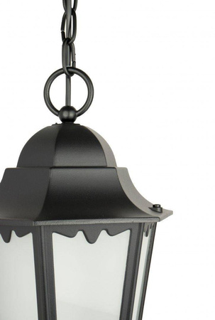 Su-ma lampa wisząca zewnętrzna Retro Classic II E27 czarna/patyna IP43 K 1018/1/DH