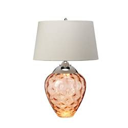 Quintiesse lampka biurkowa Samara 2xE27 + GU10 szaro/pomarańczowy Ø45,7cm QN-SAMARA-TL-SLM