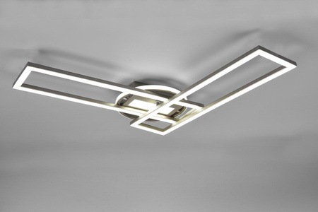 RL plafon LED Twister 30W 4500lm 2700/6000K srebrny R67183107