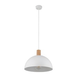 TK Lighting lampa wisząca Oslo E27 biała 4851