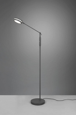 Trio lampa podłogowa LED Franklin 6W 650lm 2700/3200/4000K antracytowa ściemnialna 133cm 426510142