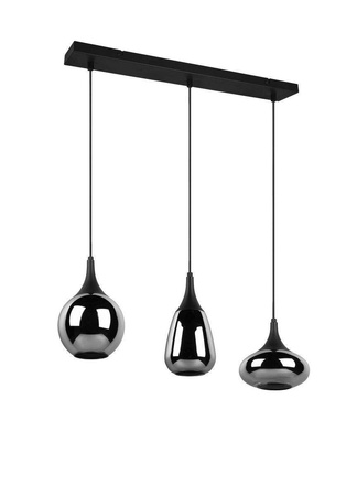 Trio lampa wisząca Lumina 3xE14 czarna 317000332