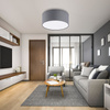 TK Lighting plafon Rondo E27 szary 3332