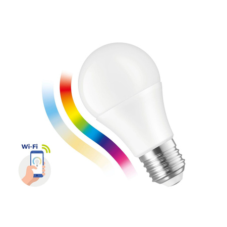 Spectrum SMART żarówka LED E27 9W 850lm 3000/6500K RGBW (WiFi, Bluetooth) ściemnialna WOJ+14412