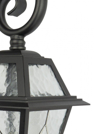 Su-ma kinkiet zewnętrzny Witraż E27 czarny/patyna IP43 K 3012/1/N