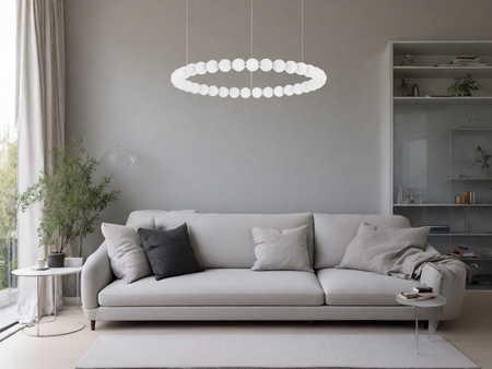 Luces Exclusivas lampa wisząca LED Moca ściemnialna Ø 80 cm 72W 6492lm 3000K IP20 chrom LE43463