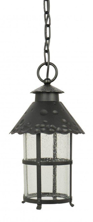 Su-ma lampa wisząca zewnętrzna Toledo E27 czarna/patyna IP23 K 1018/1/R