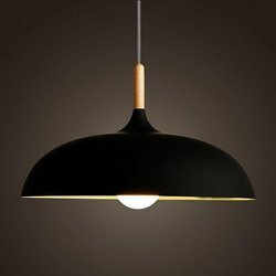 Step Into Design lampa wisząca Saucer E27 czarna ST-5219 black