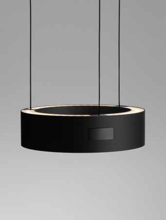 Luces Exclusivas lampa wisząca LED Almay ściemnialna Ø 20 cm 24W 1712lm 3000K IP20 czarna LE44605