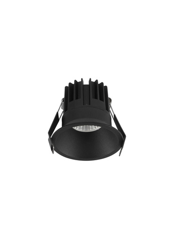 Luces Exclusivas oprawa sufitowa wpuszczana LED Aramiel Ø 8,5 cm 13W 925lm 2700K IP20 czarna LE65111