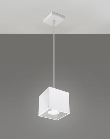 Sollux lampa wisząca Quad 1 GU10 biała SL.0062