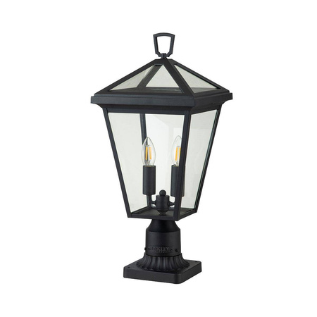 Quintiesse lampa stojąca zewnętrzna Alford Place 2xE14 czarna 51,4cm IP44 QN-ALFORD-PLACE3-M-MB