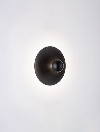 Luces Exclusivas kinkiet LED Baila Ø 25 cm 9W 315lm 3000K IP20 czarny LE44538