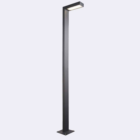 Norlys latarnia LED Asker 18W 1100lm 4000K czarna 236cm IP65 5127BL