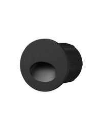 Luces Exclusivas oprawa elewacyjna LED Bacame Ø 7 cm 3W 170lm 3000K IP54 czarna LE73567