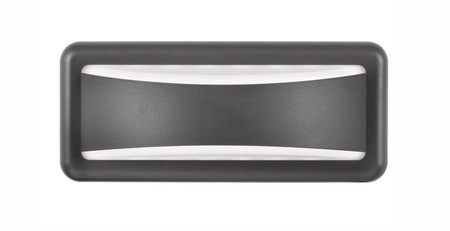 Luces Exclusivas oprawa ścienna zewnętrzna LED Terrassa 6W 320lm 3000K ciemnoszaro/biała IP54 LE71436