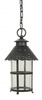 Su-ma lampa wisząca zewnętrzna Toledo E27 czarna/patyna IP23 K 1018/1/R