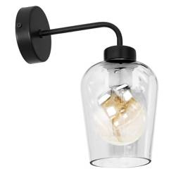 Milagro kinkiet Santiago Clear E27 czarny MLP6599