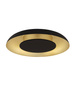 Luces Exclusivas lampa sufitowa LED Capinota ściemnialna Ø 40 cm 24W 1482lm 2700-4000K IP20 czarno/złota LE44803