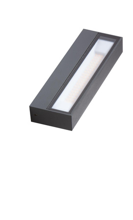 Azzardo kinkiet zewnętrzny LED Casola 12W 3000K szary IP54 AZ4356