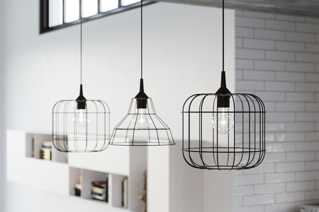 Sollux lampa wisząca Celta E27 czarna SL.0296