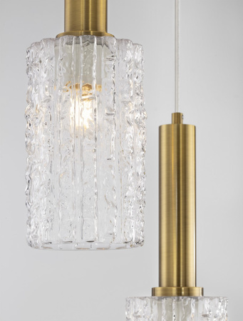 Luces Exclusivas lampa wisząca LED Oroya Ø 38,5 cm E27 3x12W IP20 złota LE44336