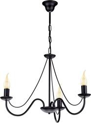 Kaja żyrandol / lampa wisząca Bartez 3xE14 czarna K-3990