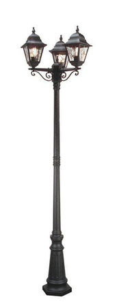 Elstead latarnia 3xE27 czarna 227cm IP43 NR8-BLK
