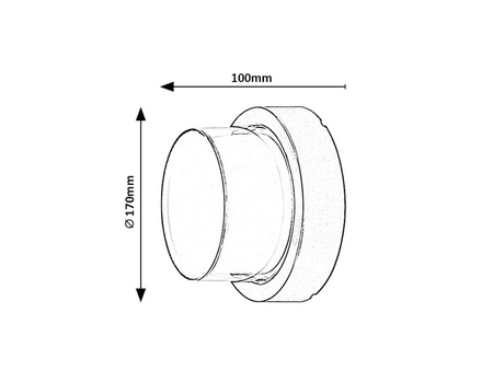 Rabalux plafon Durbe LED 10W 780lm 3000-6500K RGB/Wi-Fi/Bluetooth czarny IP54 7246