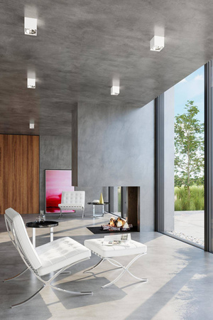 Sollux plafon techniczny Blake GU10 biały SL.0698