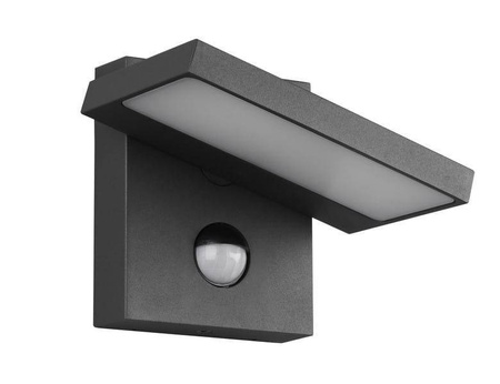 Trio kinkiet zewnętrzny LED z czujnikiem ruchu Horton 8W 1000lm 3000K antracytowy IP54 226369142