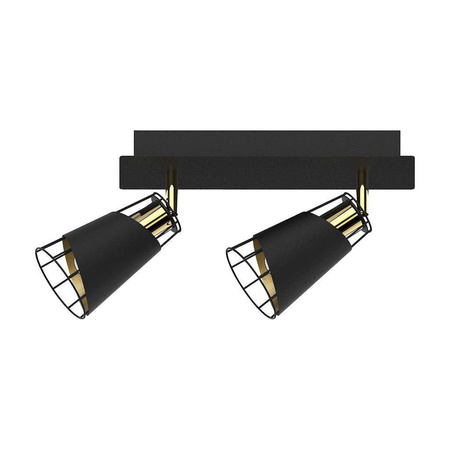 Milagro kinkiet (reflektorki) Rick 2xE14 czarny ML5566