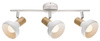 Candellux plafon (reflektorki) Puerto 3xE14 biało/drewniany 93-62673