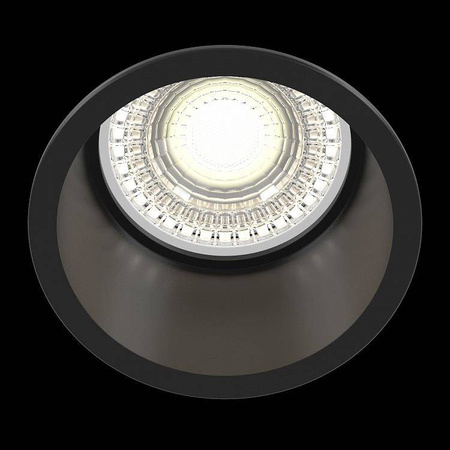 Maytoni oczko stropowe Reif GU10 Ø6,8cm czarne DL049-01B