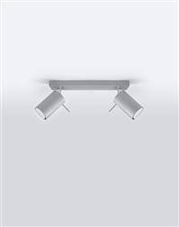 Sollux plafon Ring 2 2xGU10 szary SL.0450