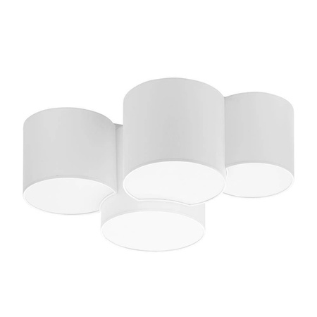 TK Lighting plafon Mona White 4xE27 biały 3442