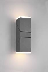 Trio kinkiet zewnętrzny LED Avon 2x(7W 800lm 3000K) 14W 1600lm antracytowy IP54 270660242