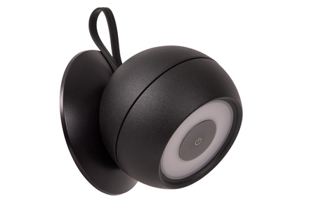 Lucide kinkiet zewnętrzny Lunex LED ściemnialny 1x2W 3000K IP54 magnetyczny system montażu czarny 27251/02/30