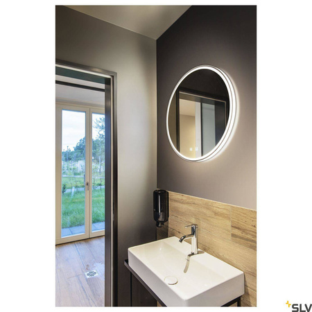 SLV lustro LED Trukko 25W 1260lm 3000/4000/6500K ściemnialna IP44 Ø60cm 1004731