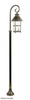 Su-ma lampa stojąca zewnętrzna Toledo E27 czarna/patyna 166cm IP23 K 5002/1/R