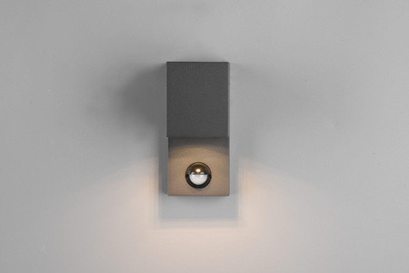 Trio kinkiet zewnętrzny z czujnikiem ruchu Roya GU10 antracytowy IP44 214269142