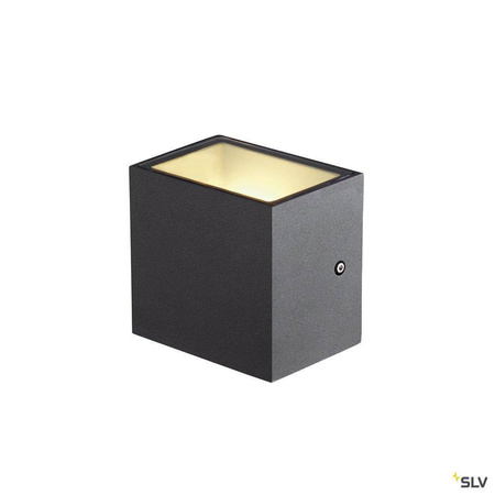 SLV kinkiet zewnętrzny LED Sitra Cube 10W 1120lm 3000K antracytowy IP44 1002032