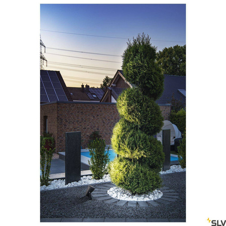 SLV reflektor dogruntowy Samrina GU10 czarny IP65 1004757