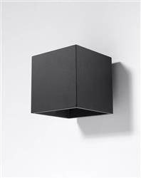 Sollux kinkiet techniczny Quad 1 G9 czarny SL.0057