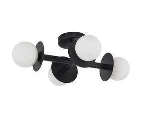 Luces Exclusivas plafon Uruapan 4xG9 czarny LE42887