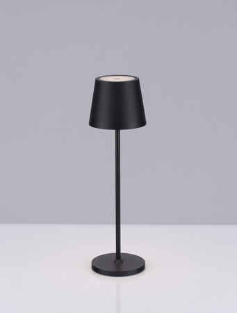 Luces Exclusivas lampa stołowa zewnętrzna LED Adobes akumulatorowa 2W 192lm 2700K IP54 wys. 39,5 cm czarna LE73541